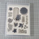 Stampin Up Dahlia Days Cling Stamp Set With Detailed Dahlias Dies Bundle 157799
