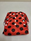 Happy Flute Newborn Size Snap Cloth Diaper Cover Pink Love   Lady Bug New Tags