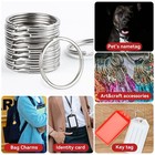 100 Pcs 1 Inch Split Key Rings Keychain Rings For Car Home School Office Keys