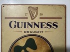Guinness Beer Notre Dame Football Sign Fighting Irish Retro Upside Down Shamrock