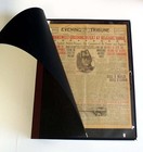 Large - Deluxe Archival Portfolio For Timhu Newspaper  Approx 26 X 22 Inches