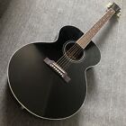 Solid Spruce Top  High Quality Black 180 Series Acoustic Guitar 