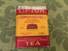 Vintage Lipton Pekoe Tea Planter Ceylon Tin With Paper Label 1939 Copyright