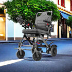 Lightweight 38lb Foldable Electric Wheelchair Intelligent All Terrain For Senior