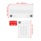 Agm Battery For Honda Vt750dc Shadow Spirit 750 2001 2002 2003 2005 2006 2007