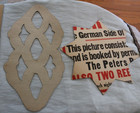 Vintage Lot 20 Handmade Cardboard Quilting Templates Stencils Various Patterns