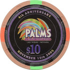 Palms Playboy Club Casino Las Vegas Nevada  10 4th Anniversary Chip 2005