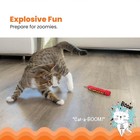 Catstages Green Magic Dynamite Kicker Cat Toy With 100  Catnip  7 