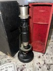 Wollensak Rochester 100 Power Round-footed Compound Microscope  c  1927-8 