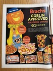 Vtg 1965 Brachs Halloween Candy Print Ad 2 Page Goblin Approved 1960s Candy Corn