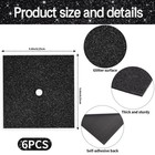 6pcs Graduation Cap Topper 2026 Glitter Self Adhesive Grad Hat Decoration 