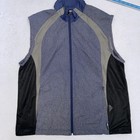 Illuminite Reflective Wear Vest Men   s Size L Large Cycling Running Blue Vented