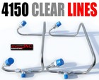 Apd 1040 Cfm 4150 Gas Clear Custom  Supercharger Blower Carbs With -6 Fuel Lines