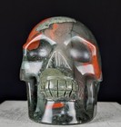 Bloodstone Skull Carving Crystal Big Large Gemstone Chakra
