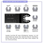 50 Saw Blade Oscillating Multi Tool For Dewalt Fein Bosch Milwaukee Porter Cable