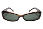 Indie Style 90s Y2k Rare True Vintage Narrow Rectangle Tortoise Frame Sunglasses
