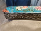  Middle Eastern Persian  Wooden Floral Design Vintage  Trinket Box