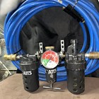 Watts Air Line Filter Lubricator Regulator Set Up F602  L606 r119 3 8    With Hose