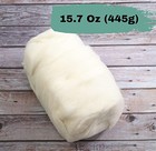  Needle Felting Core Wool  15 07oz Natural White Wool Roving For Needle 