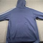 Adidas Atlanta Dream Fleece Hoodie Sweatshirt Mens Medium Blue Wnba Performance