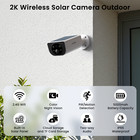 Wansview 2k Wireless Outdoor Solar Security Camera System Ai Motion Detection