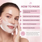 Quasi-collagen Glow Up Mask   Hydrating   Firming Facial Mask - 4 Pcs box