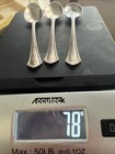 Set Of 3 Sterling Silver Spoons