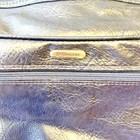 Vintage Samsonite Silhouette Travel Bag Blue Carry On Crossbody Flight Bag Flaw