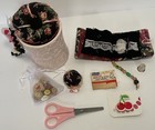 Pin Cushions Needle Book Sewing Ring Notions Kate Williams Global Pink Mug