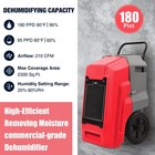 Mounto Lgr Dehumidifier 180 Ppd Commercial Industrial Water Damage W  Pump