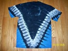 Y2k Rush Liquid Blue Tie-dye Starman Men   s Small Band Shirt