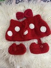 Baby Infant Photo Photography Props Knit  Girls Mic Minnie Costume Newborn