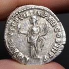 Commodus Denarius Choice Vf 181ad Ancient Roman Empire Silver Coin Liberalitas