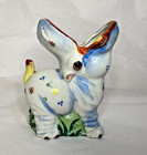 Rare Vintage Open Mouth Hippo Figurine Vase Japan