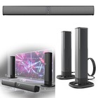 Bar 2 Speaker System Wireless Bluetooth Tv Sound Home Theater Subwoofer Soundbar