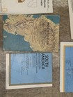 Vintage Map Lot Mostly National Geographic Lot Of 11 Excellent Condition