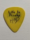 Korn 1996 Life Is Peachy Concert Tour Brian Head Welch Stage Guitar Pick Yellow