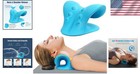 Manual Massage Pillow For Neck Pain Relief - Ergonomic C-curve Traction Support