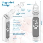 Electric Nasal Aspirator Set Baby Nose Scrubber For Toddler White