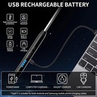 2-pack Rechargeable Electric Candle Lighters  Flameless Windproof Long Lighter W