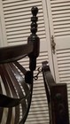 Antique Field Cradle Sleigh Style W original Wheels And Hardware Circa 1865