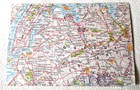 National Geographic Map Of Greater New York City 1964 Vintage Insert Map