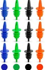 Shaved Ice Pourers 12 Pack - Ideal For Snow Cone Syrup Bottles  Shaved Ice Sy   