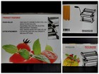 Nuventee Pasta Machine 150 Manual Roller   Cutter Adjustable Width   Thickness 