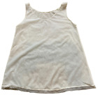 Vintage 50s 60s White Nylon Sheer Petticoat Slip Baby Infant Dress Nightgown