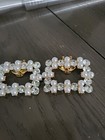 Shoe Clips Rhinestones Metal Faux Pearl Bridal Prom Shoes 