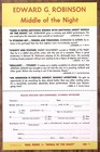 1955 Middle Of The Night Edward G Robinson American Theatre St Louis Flyer Z5678