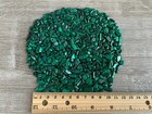 Grade A   Malachite Semi Tumbled Gemstone Mini Chips 3 -12mm  Wholesale Bulk Lot