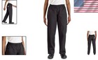 Women s Black Chef Pants  Comfortable Fit