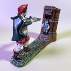 Vintage Cast Iron William Tell Mechanical Bank Coin Still Reproduction 9 5  L